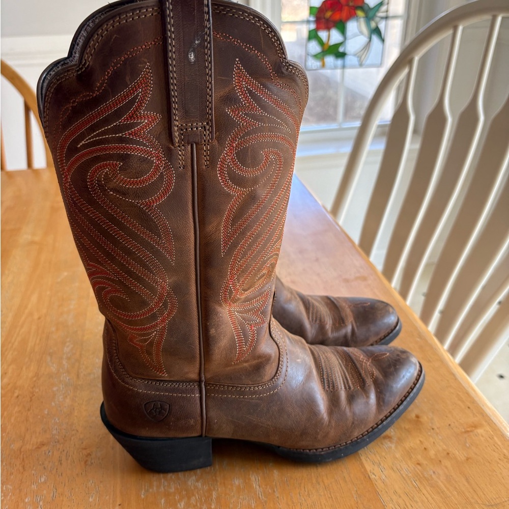 Ariat Women’s Round Up R Toe Western Boot - 6.5B